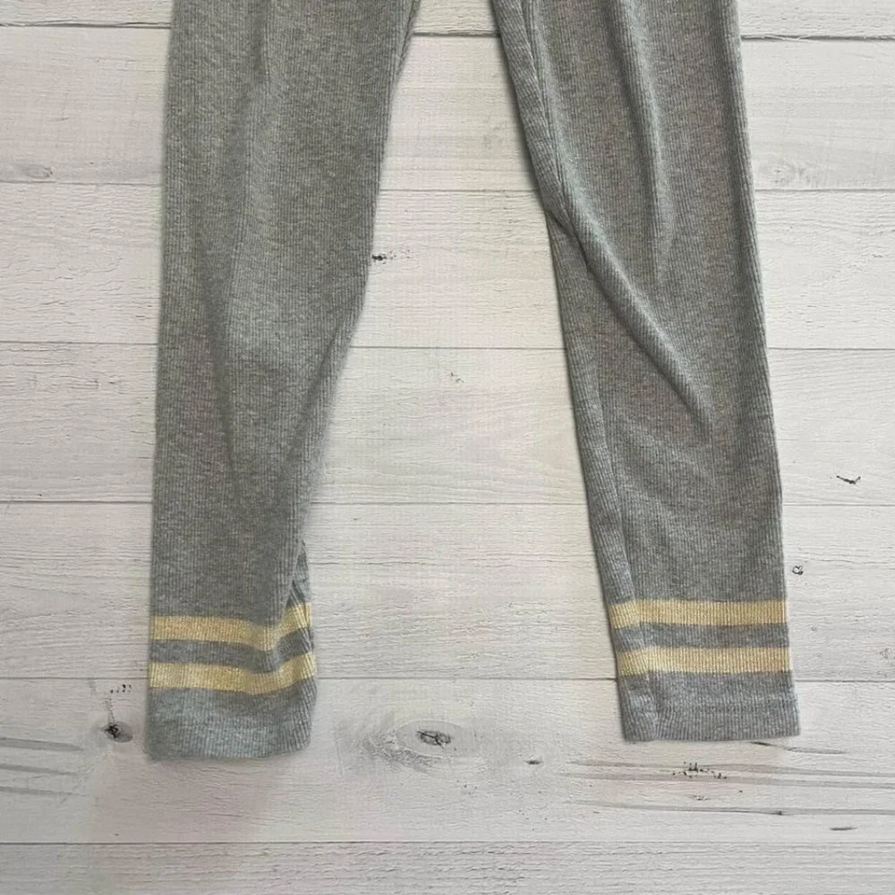 tea‎ collection grey ribbed leggings size 7